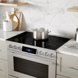 800 Series Induction freestanding range 36" Stainless Steel