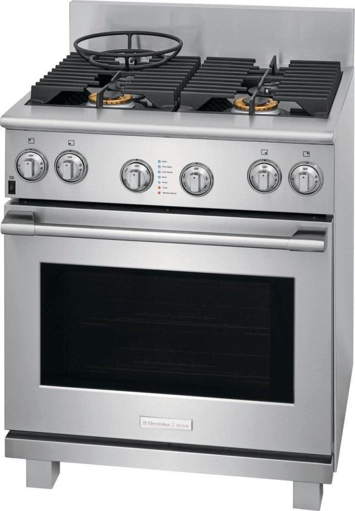 30'' Dual-Fuel Freestanding Range