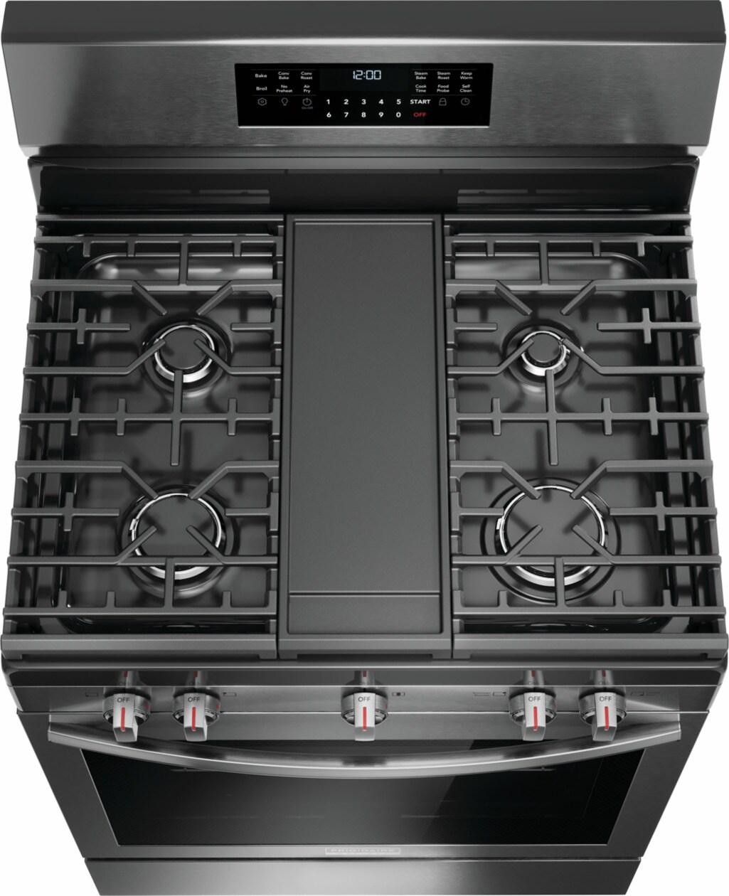 30" Rear Control Gas Range with Total Convection