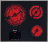 24" 3-Burner KM 5820 Electric Cooktop - Ceran® Glass Electric Cooktop (208V)