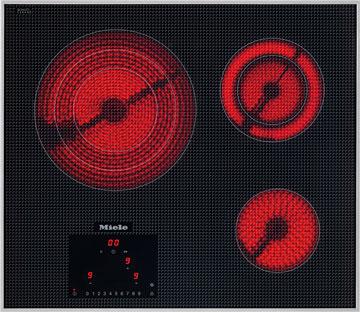 24" 3-Burner KM 5820 Electric Cooktop - Ceran® Glass Electric Cooktop (208V)