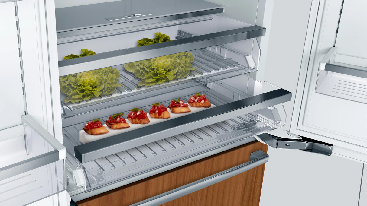 Benchmark® Built-in Bottom Freezer Refrigerator 36'' Flat Hinge
