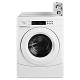Whirlpool® 27" High-Efficiency Energy Star®-qualified Front-Load Commercial Washer with Factory-Installed Coin Slide and Coin Box - White