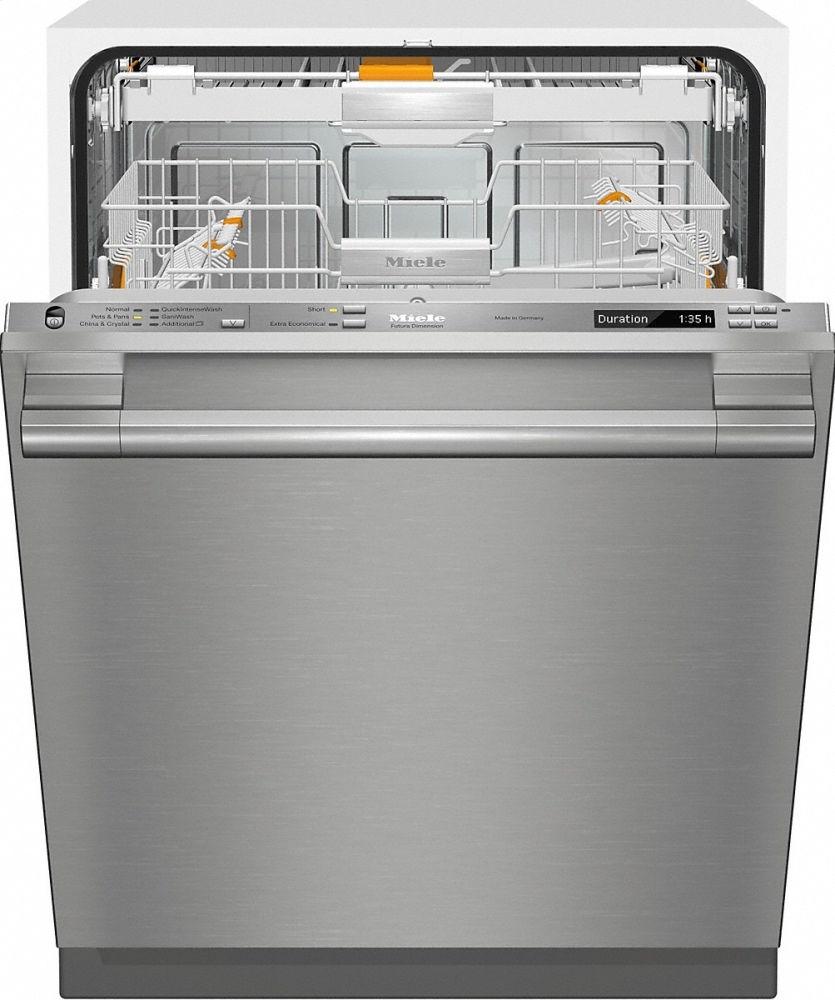 G 6785 SCVi SF AM Fully-integrated, full-size dishwasher with hidden control panel, 3D+ cutlery tray and CleanTouch Steel panel