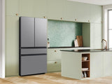 Bespoke 23 cu. ft. Counter Depth 4-Door French Door Refrigerator with Inner Beverage Center™ & FlexZone™ Drawer in Stainless Steel
