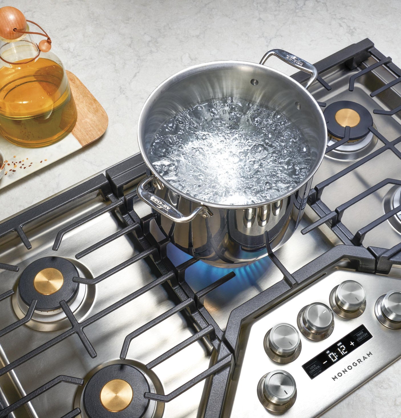 Monogram 36" Deep-Recessed Gas Cooktop