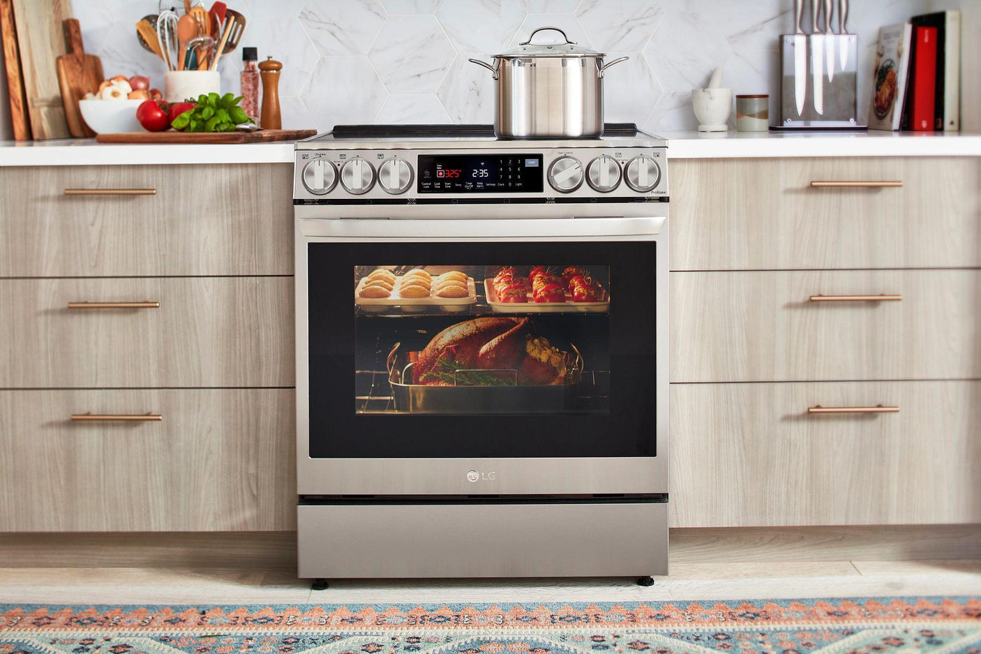 6.3 cu ft. Smart wi-fi Enabled ProBake Convection® InstaView® Electric Slide-In Range with Air Fry