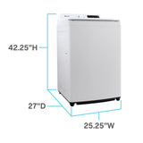 Avanti Compact Top Load Washing Machine, 3.7 cu. ft. Capacity - White / 3.7 cu. ft.