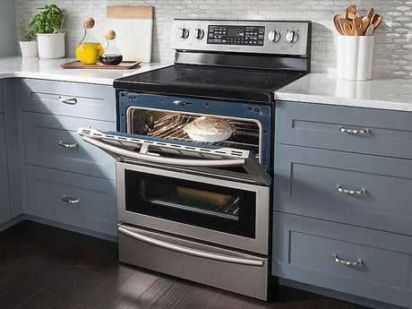 5.9 cu. ft. Freestanding Electric Range with Flex Duo™ & Dual Door in Stainless Steel