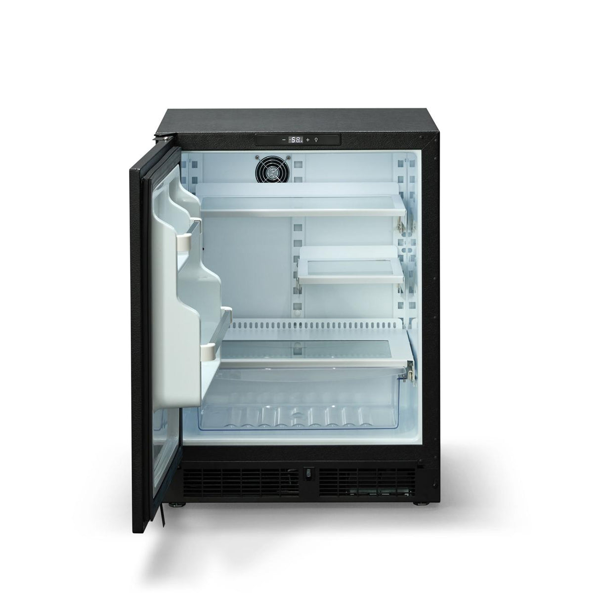 24"W. Panel Ready Solid Door Undercounter Refrigerator, ADA