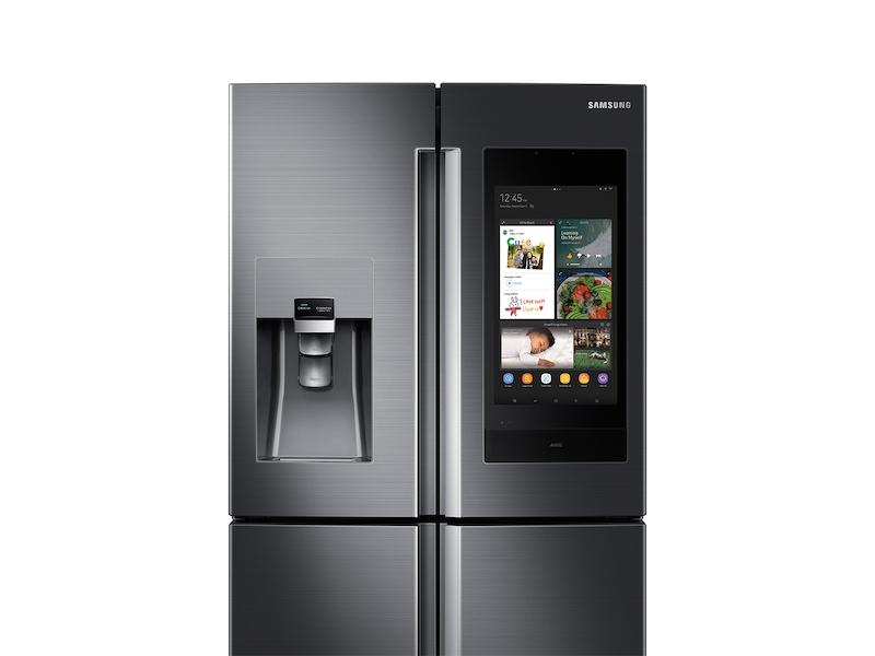 28 cu. ft. Family Hub™ 4-Door Flex™ Refrigerator in Black Stainless Steel