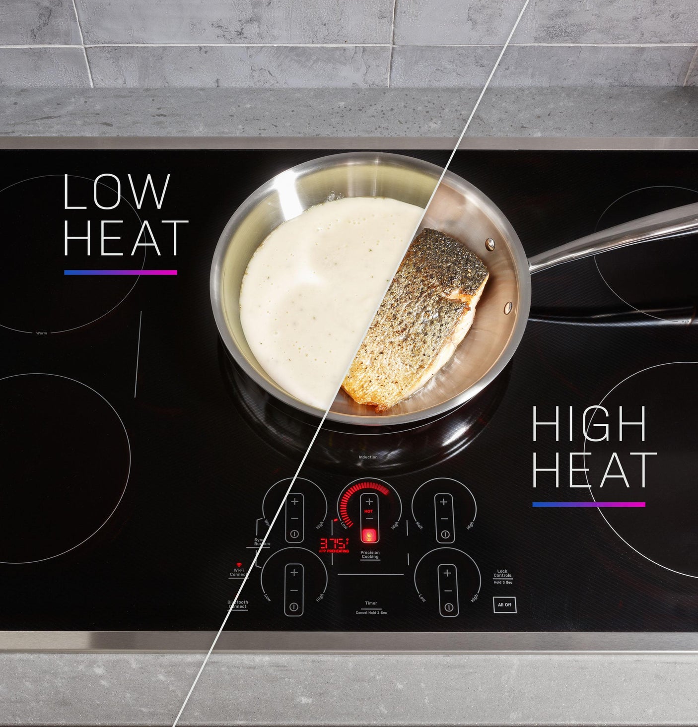 GE Profile™ ENERGY STAR® 30" Built-In Touch Control Induction Cooktop