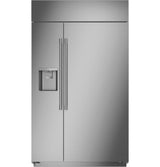 Monogram 48" Smart Built-In Side-by-Side Refrigerator with Dispenser