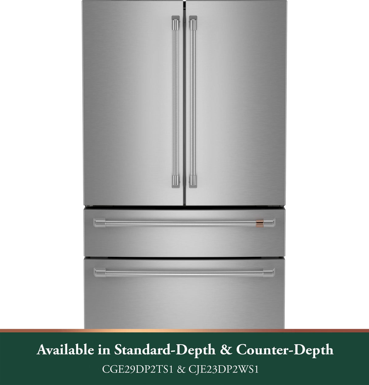Café™ ENERGY STAR® 23.2 Cu. Ft. Smart Counter-Depth 4-Door French-Door Refrigerator With Dual-Dispense AutoFill Pitcher