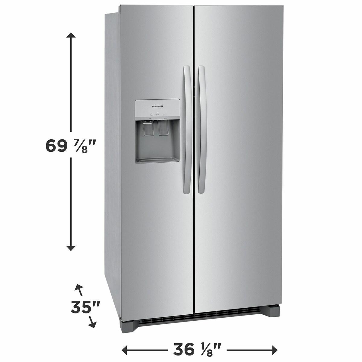 26 Cu. Ft. 36" Standard Depth Side by Side Refrigerator