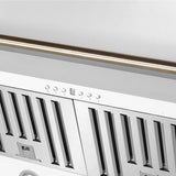 Forno Aria 60 Inch Wall-Mounted Range Hood in White