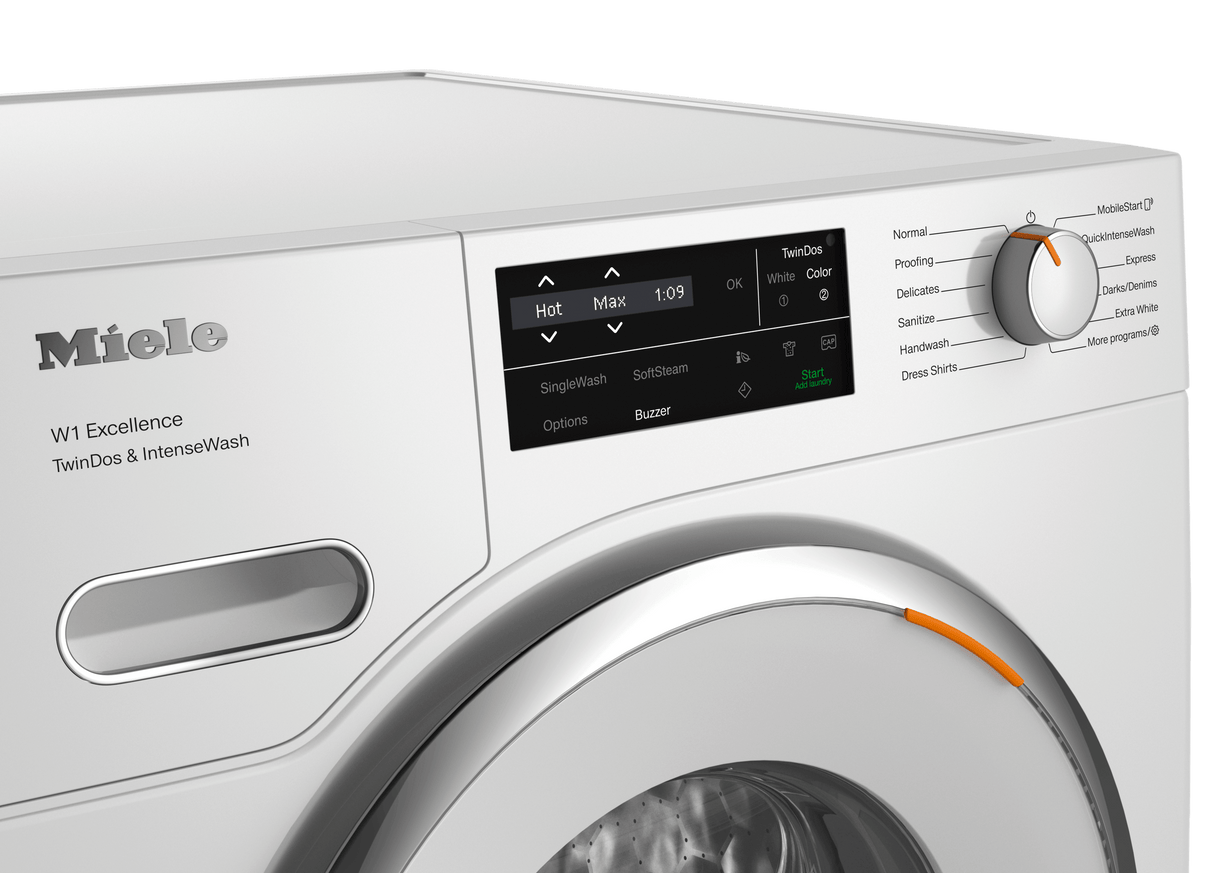 WXI860 WCS TDos & IntenseWash Lotus white - W1 front-loading washing machine: 8 kg  1600 rpm  Auto Dosing  IntenseWash  Pre-Ironing  SingleWash