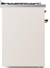 Nostalgie II 30 Inch Dual Fuel Liquid Propane Freestanding Range in Antique White with Bronze Trim