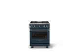 30"W. Sealed Burner Gas Range (Finish: Squall, Trim: Polished Chrome, Fuel: Natural Gas)
