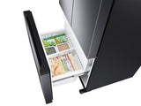 19.5 cu. ft. Smart 3-Door French Door Refrigerator in Black Stainless Steel