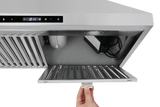 30 Inch Wall Mount Range Hood In Stainless Steel