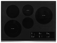 30-inch Electric Ceramic Glass Cooktop with Two Dual Radiant Elements