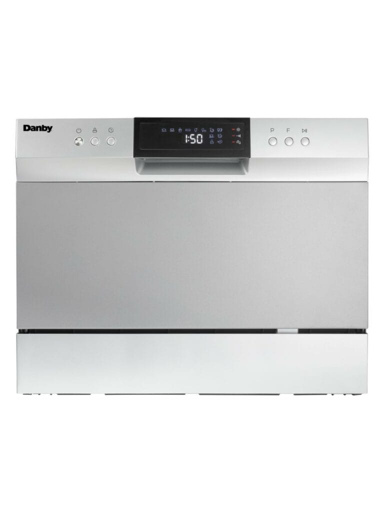 Danby 6 Place Setting Countertop Dishwasher in Silver