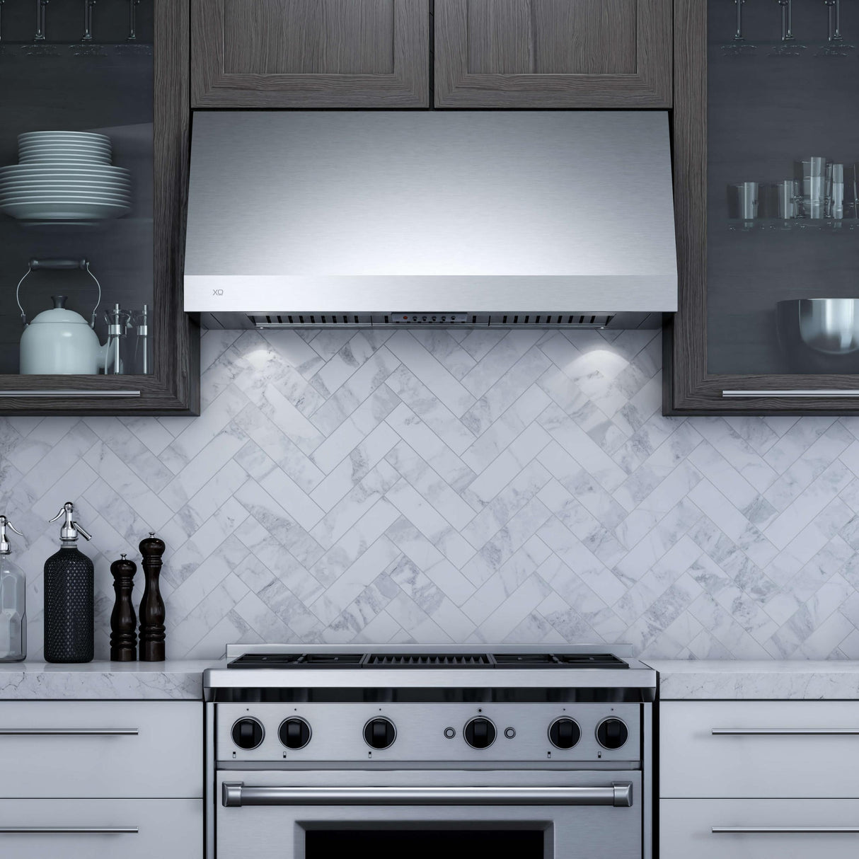 48" CCC 600/395 CFM Pro Wall Hood SS