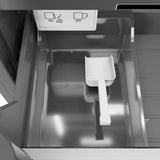 ZLINE 18 in. 8.6 cu. ft. Panel Ready Right Hinge Column Freezer with Graphite Gray Interior (RBCFVR-18)