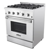 Hrg3026u 30" Professional Stainless Steel Gas Range