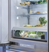 Monogram 30" Integrated Glass-Door Refrigerator for Single or Dual Installation