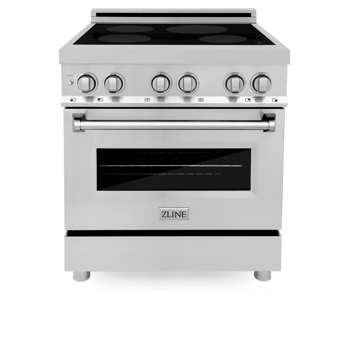 ZLINE 30" 4.0 cu. ft. Induction Range with a 4 Element Stove and Electric Oven in Stainless Steel (RAIND-30) [Color: Stainless Steel]