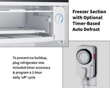 19" Wide Refrigerator-freezer, ADA Compliant