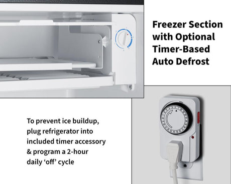 19" Wide Refrigerator-freezer, ADA Compliant