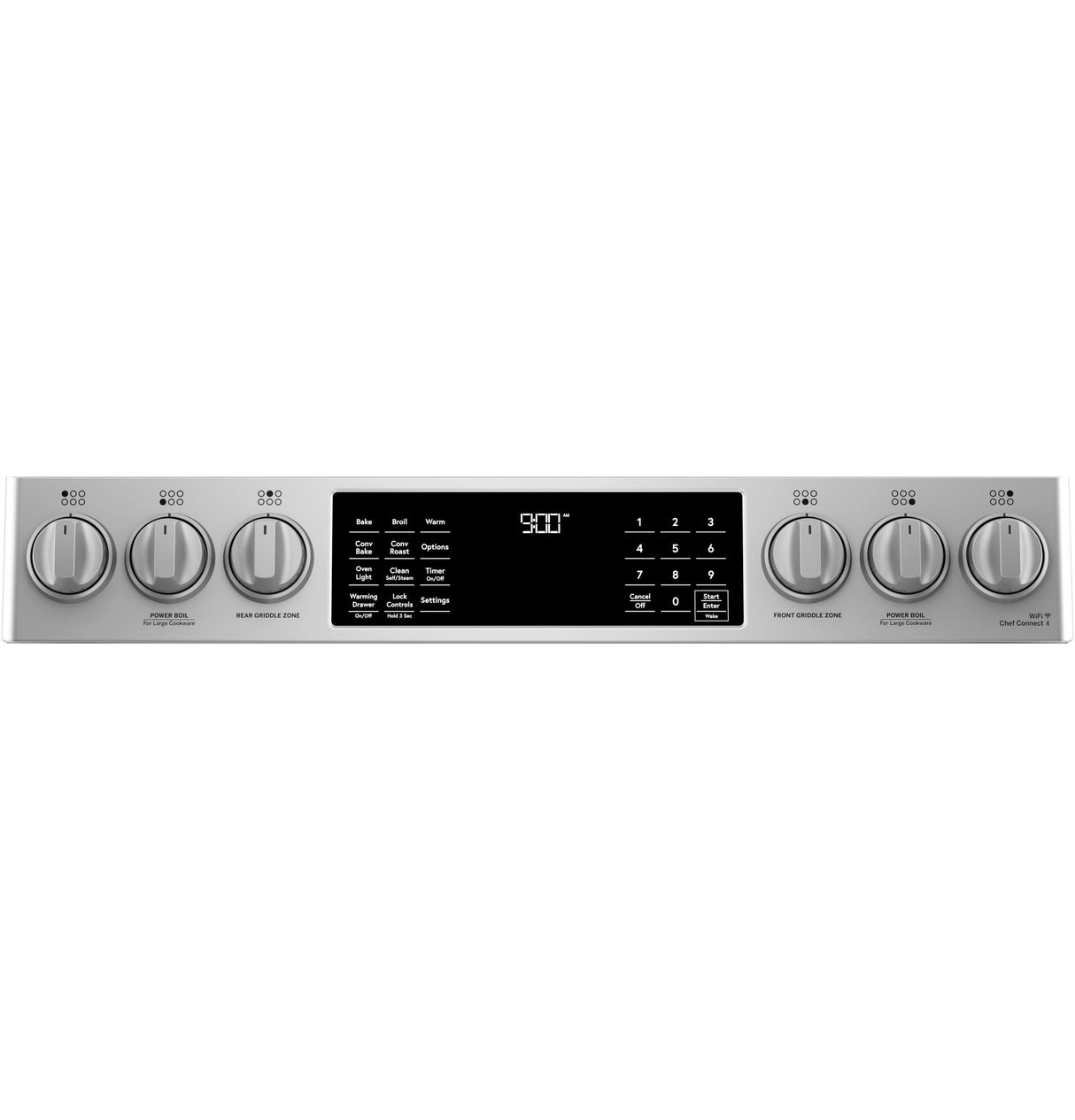 Café™ 30" Smart Slide-In, Front-Control, Dual-Fuel Range with Warming Drawer