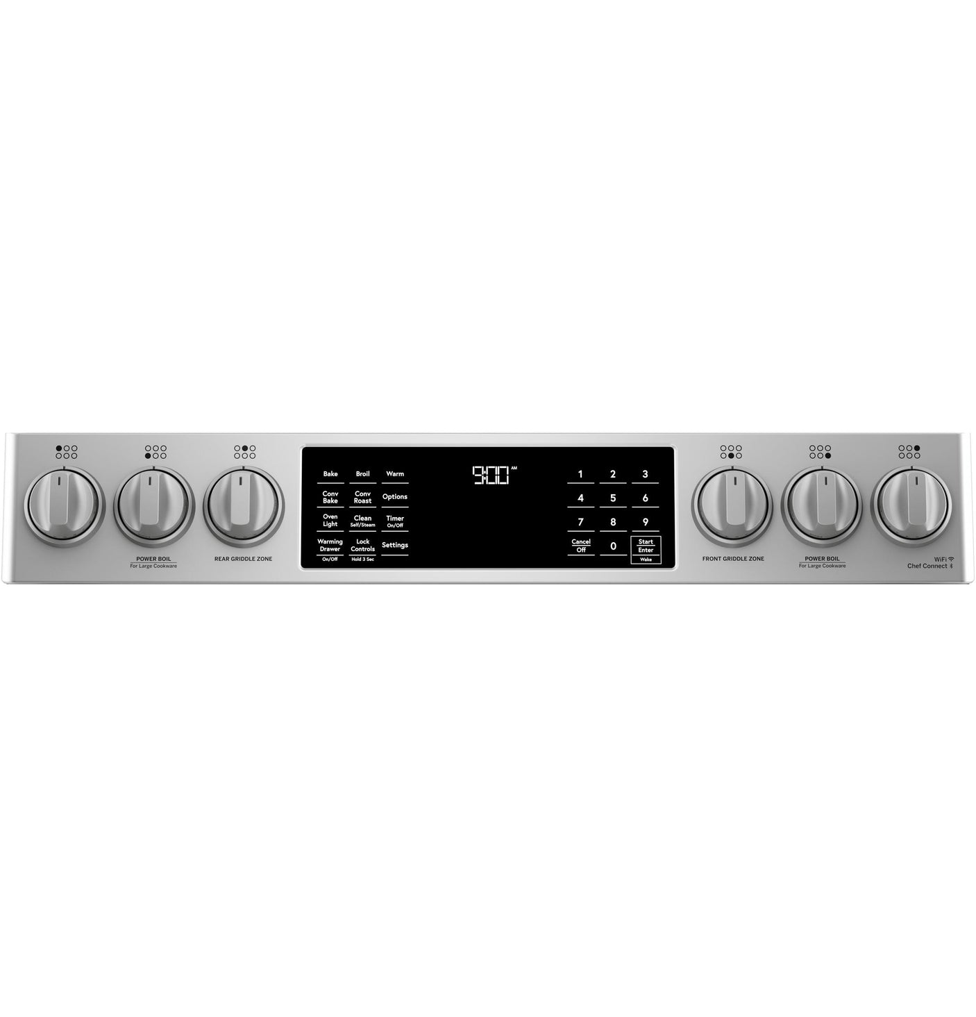 Café™ 30" Smart Slide-In, Front-Control, Dual-Fuel Range with Warming Drawer