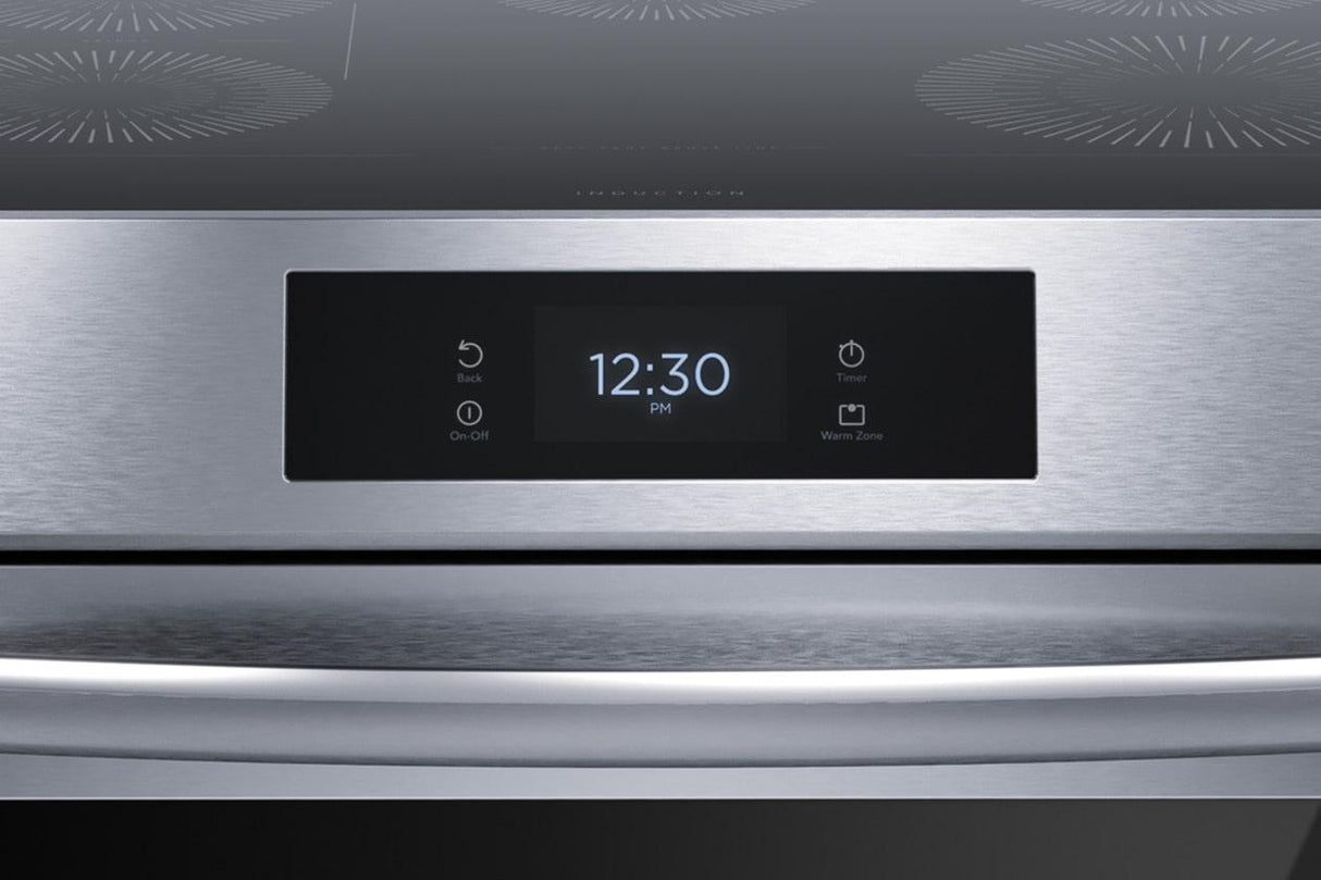 30" Front Control Induction Range with Total Convection