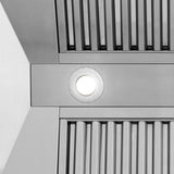 ZLINE 30 in. Autograph Edition Stainless Steel Range Hood with White Matte Shell and Accents (8654STZ-WM30) [Color: Matte Black]