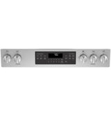 GE® 30" Slide-In Front-Control Convection Gas Range