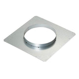 Front Panel Rough-In Plate - 8" Round, DLI-A