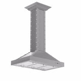 ZLINE 36" Designer Series Stainless Island Range Hood (KB2i-4SSXS-36)
