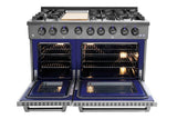 48 Inch Professional Gas Range In Black Stainless Steel