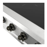 ILVE UHCPI486NSSB Nostalgie II 48 inch Built-In Induction Rangetop with 6 Elements, Stainless Steel (Burnished)
