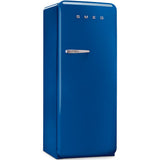 Approx 24" 50'S Style Refrigerator with ice compartment, Blue, Right hand hinge