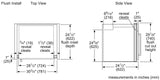 500 Series Single Wall Oven 30" Right SideOpening Door, Stainless Steel