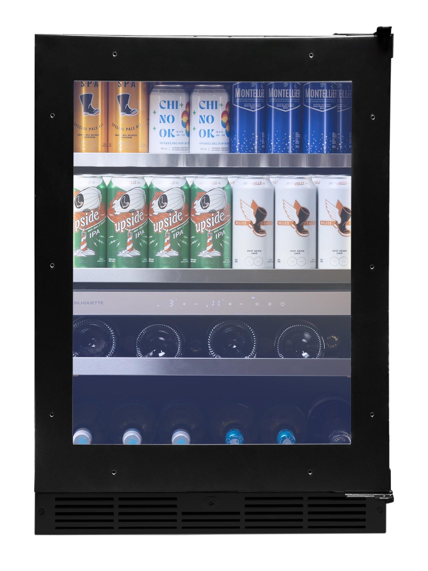 Silhouette Pro Gen 3 - 24" Built-in Wine and Beverage Center Panel-ready