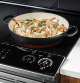 GE Profile™ 30" Smart Slide-In Electric Convection Fingerprint Resistant Range with No Preheat Air Fry