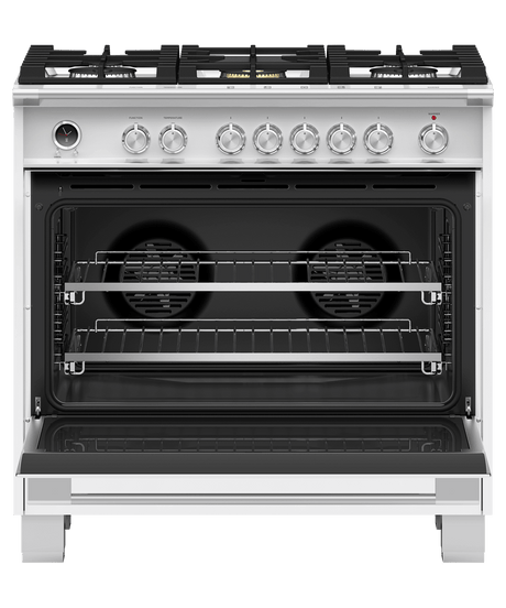 36" Series 9 Classic 5 Burner Dual Fuel Self-Cleaning Range