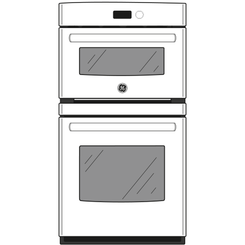 GE® 27" Built-In Combination Microwave/Oven