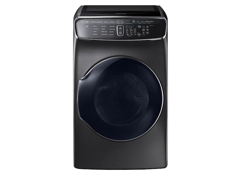 7.5 cu. ft. Smart Electric Dryer with FlexDry™ in Black Stainless Steel